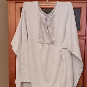 Lane Bryant sequin accent top